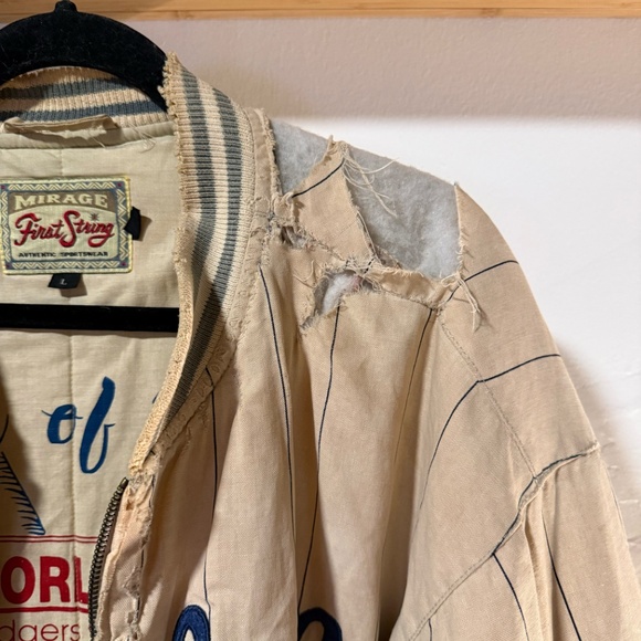 Vintage Brooklyn Dodgers 1955 World Series Varsity Jacket – Distressed - Picture 5 of 8